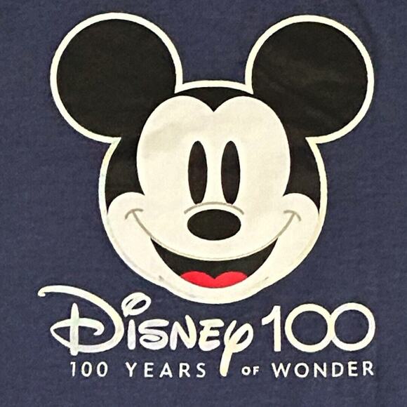 Disney Adult Unisex 100th Anniversary Graphic‎ Short Sleeve Tee T-Shirt Size L - Picture 5 of 5